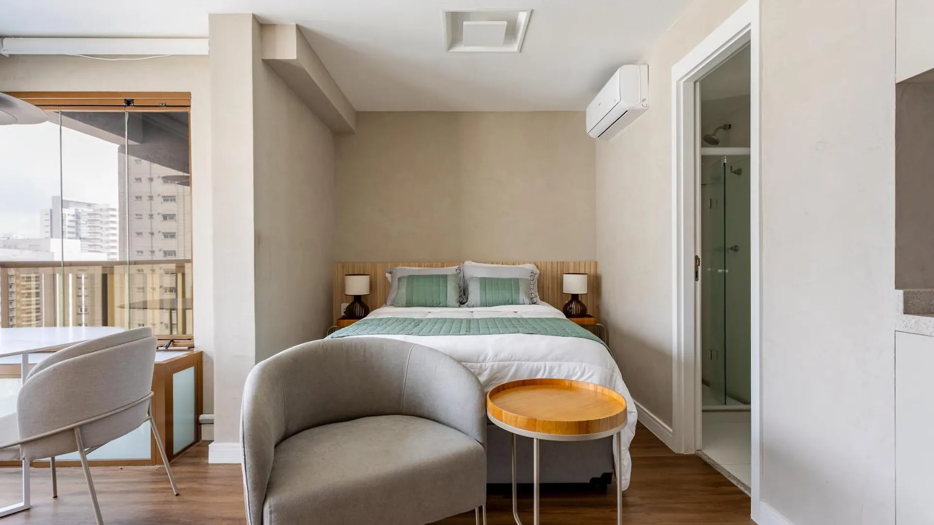 公寓 Doru | Vista Panoramica | Gym & Piscina Rooftop 圣保罗